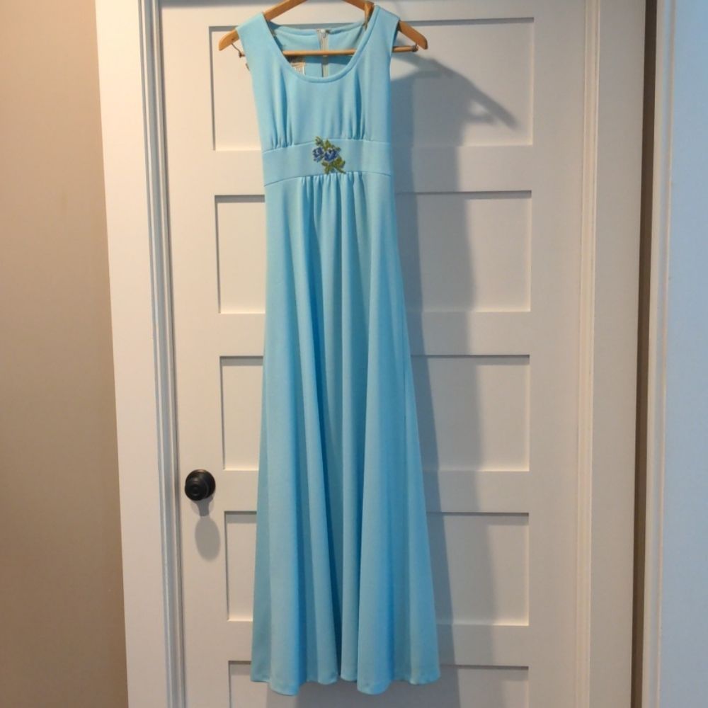 Vintage 60s/70s maxi dress NWT